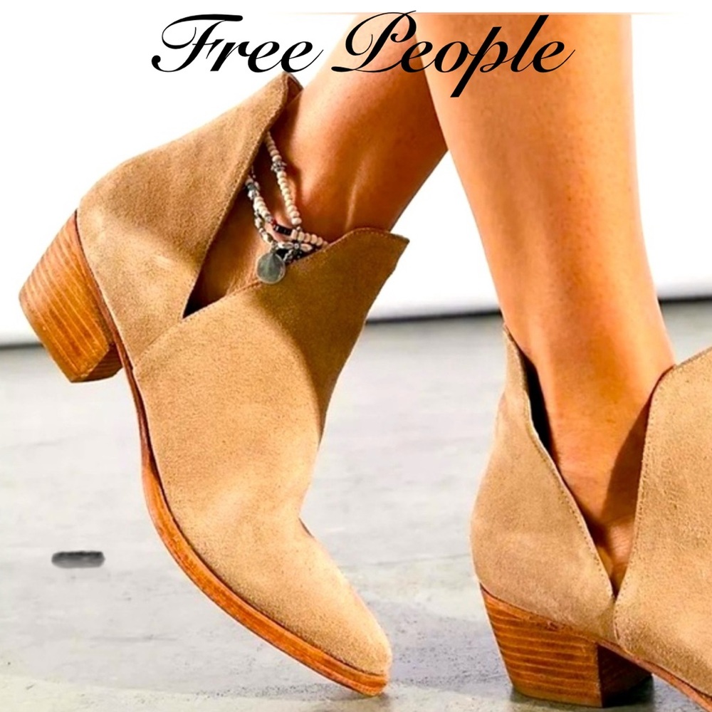 EUC 𝐅𝐫𝐞𝐞 𝐏𝐞𝐨𝐩𝐥𝐞 𝐶ℎ𝑎𝑟𝑚 𝐷𝑜𝑢𝑏𝑙𝑒 𝑉 ankle bootie